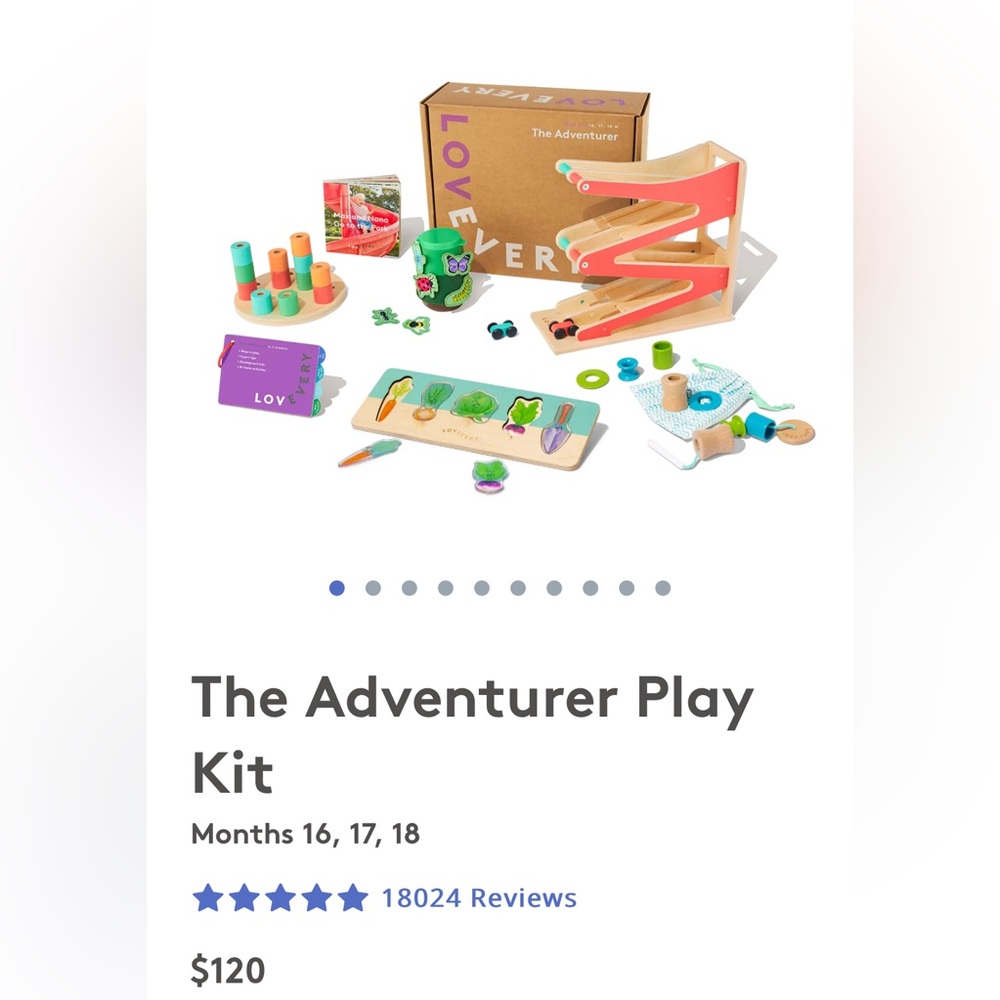 Lovevery Adventurer Play Kit (Months 16-18)